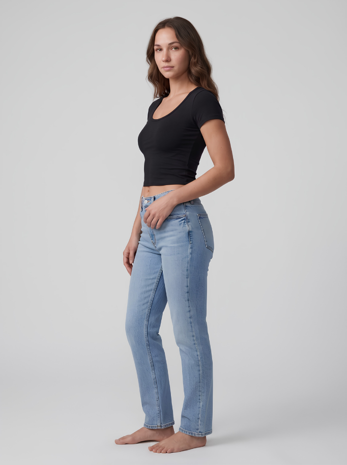 Backless Wide Neck