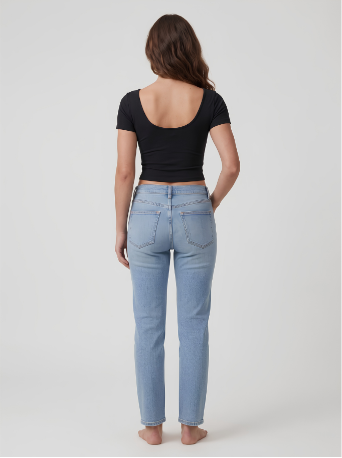 Backless Wide Neck