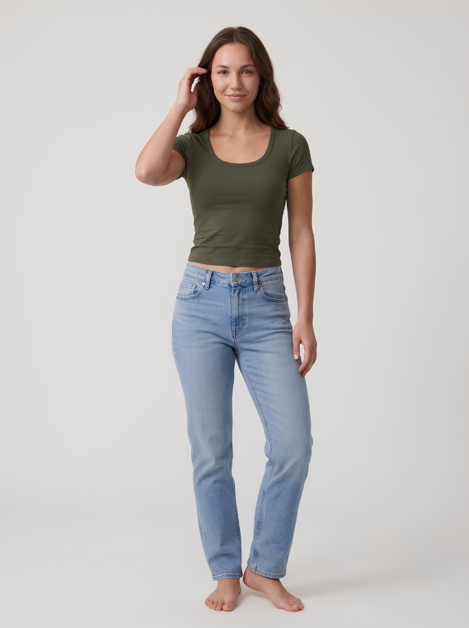 Backless Wide Neck