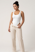 Sleeveless Scoop Neck Bodysuit