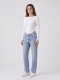 Long Sleeve Crew Neck Bodysuit