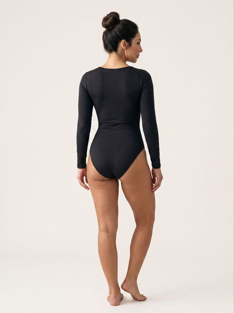 Long Sleeve Scoop Neck Bodysuit