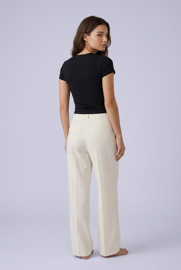 Short Sleeve Crew Neck Top