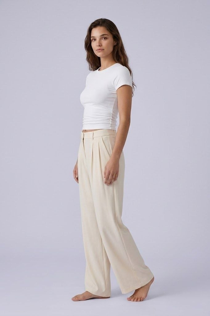 Short Sleeve Crew Neck Top